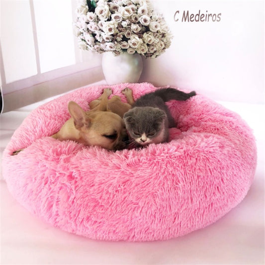 Cat & Dog Round Mattress for Autumn And Winter - TadeyPet