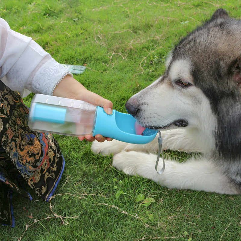 3 In 1 Portable Water Bottle - Food Feeder - Poop Dispenser for Cat & Dog - TadeyPet